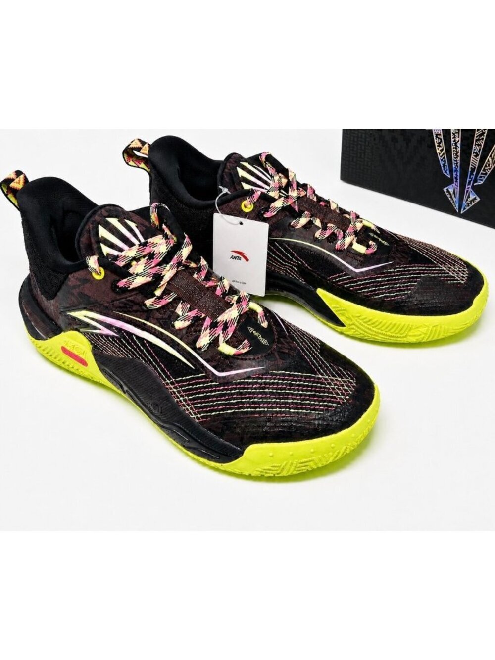 ANTA Kai 1 Speed Afro Futurism Kyrie Basketball Shoes Men 8.5 New in Box